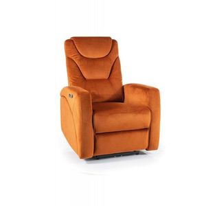 Elektrické polohovacie kreslo KRONOS VELVET Signal vyobraziť