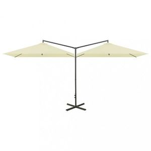 Dvojitý slnečník 600 x 300 cm Dekorhome vyobraziť