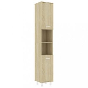 Kúpeľňová skrinka vysoká Dekorhome Dub sonoma vyobraziť