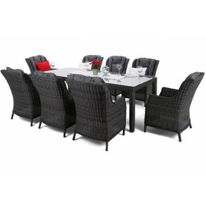 Záhradný jedálenský set 8+1 polyratan vyobraziť