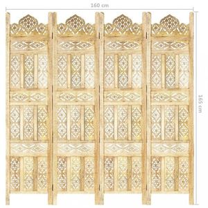 Drevený paraván Dekorhome vyobraziť