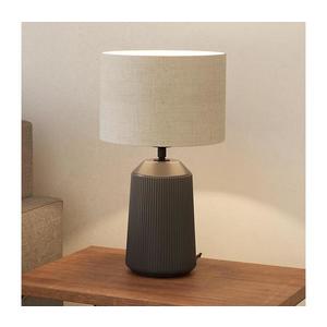 Eglo 900824 - Stolná lampa CAPALBIO 1xE27/40W/230V šedá 900824 vyobraziť