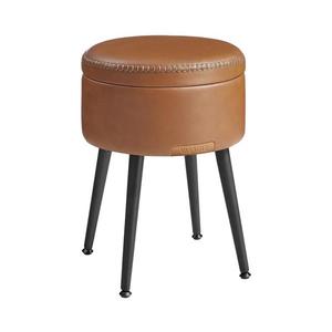 Kožený taburet CORE koňaková LOM005K01 vyobraziť