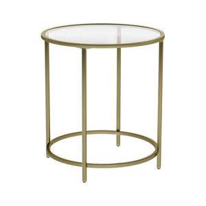 Odkladací stolík LYRA zlatý LGT20G vyobraziť