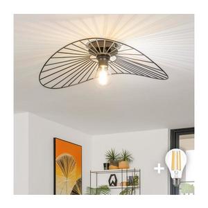 Brilagi - LED prisadený luster CERIA WIRE 1xE27/40W/230V 40x56 cm čierna EG300175+EG300148 vyobraziť