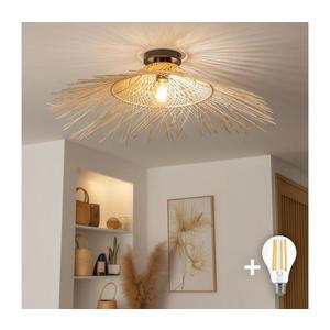 Brilagi - LED prisadený luster CERIA BOHO 1xE27/40W/230V priemer 100 cm bambus EG300175+EG781125 vyobraziť