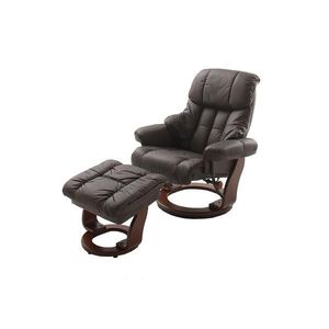 MC Akcent Polohovacie kreslo HABI hnedé/orech 4027207038991 vyobraziť