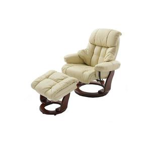 MC Akcent Polohovacie kreslo HABI krémové/orech 4027207018528 vyobraziť