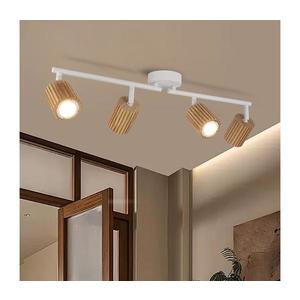 Brilagi - Bodové svietidlo MODERN WOOD 4xGU10/8W/230V drevo/biela BRI384 vyobraziť