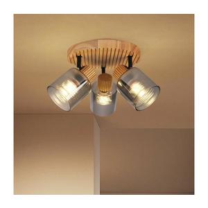 Brilagi - Bodové svietidlo HYGGE 3xE14/15W/230V drevo/dymové BRI405 vyobraziť