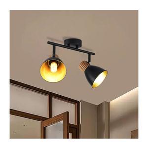 Brilagi - Bodové svietidlo ODENSE 2xE14/10W/230V drevo/čierna BRI412 vyobraziť