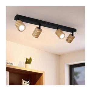 Brilagi - Bodové svietidlo MODERN WOOD 4xGU10/8W/230V drevo/čierna BRI379 vyobraziť