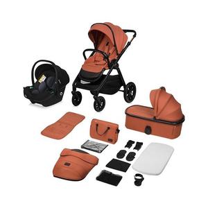 Lionelo - Kombinovaný kočík 3v1 LAYLA Hnedá/rezavá 5903771709644 vyobraziť