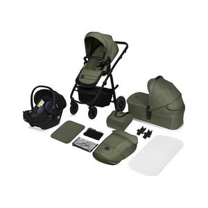 Lionelo - Kombinovaný kočík 3 v 1 AMBER PLUS Green Forest 5903771720212 vyobraziť