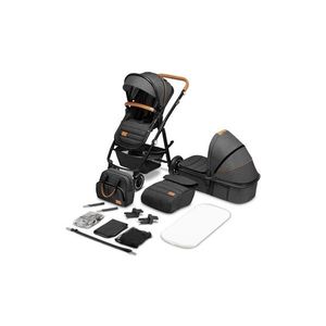 Lionelo - Kombinovaný kočík 2v1 AMBER Šedý grafit 5903771700412 vyobraziť