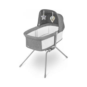 Lionelo - Cestovná postieľka 3v1 MALIN Kameňová sivá 5903771704090 vyobraziť