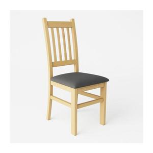 Femix Jedálenská stolička SIMON buk/tmavosivá 8590828090373 vyobraziť