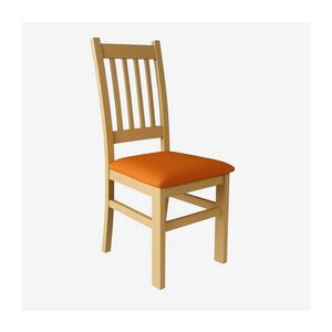 Femix Jedálenská stolička SIMON buk/oranžová 8590828090380 vyobraziť