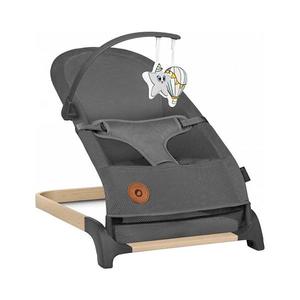 Lionelo - Detské hojdacie lehátko JUNE sivé 5903771703260 vyobraziť