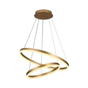 Brilagi - LED stmievateľný závesný luster na lanku CIRCLE LED/70W/230V 3000-6500K zlatá + diaľkové ovládanie BG-J4310/G vyobraziť