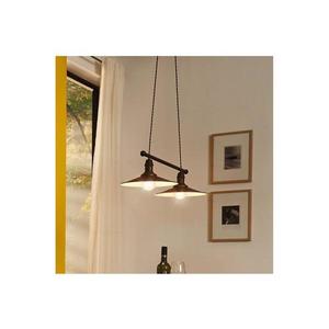 Eglo 49457 - Závesné svietidlo na lanku STOCKBURY 2xE27/60W/230V 49457 vyobraziť