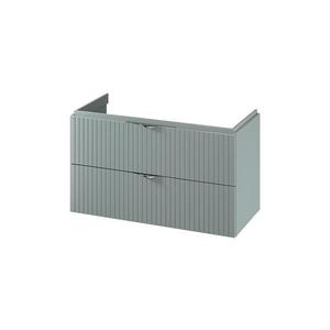 Cersanit S1015-012 - Závesná kúpeľňová skrinka pod umývadlo TIRSO 100x45 cm mintová S1015-012 vyobraziť