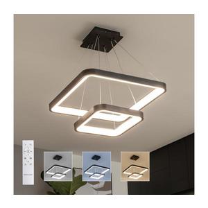 Brilagi - stmievateľný LED závesný luster na lanku FALCON SLIM LED/78W/230V 50x50 cm čierna + diaľkové ovládanie BRDX1331-2/CR vyobraziť