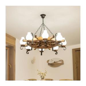 Brilagi - Luster na reťazi TIMONA 8xE14/40W/230V pr. 70 cm buk EX-01002 vyobraziť