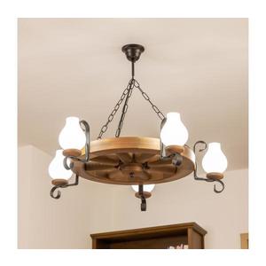 Brilagi - Luster na reťazi ROATA 5xE14/40W/230V pr. 70 cm buk EX-01057 vyobraziť