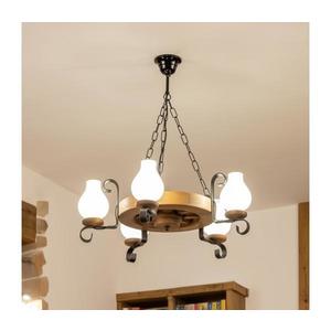 Brilagi - Luster na reťazi ROATA 5xE14/40W/230V, priemer 50 cm, buk EX-01059 vyobraziť