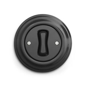 lap - Retro krížový vypínač s rámikom č. 7 antracit KA0043+KA0041 vyobraziť