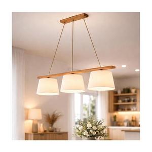 Závesný luster AIDA na lanku, 3× E27 (max. 60 W), 230 V, priemer 25 cm, dub LD 3.98 DĄB RUSTIK vyobraziť