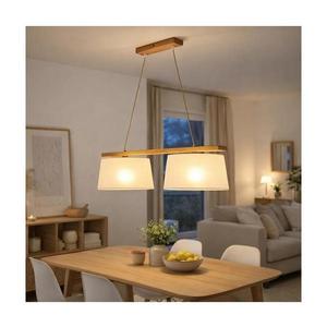 Luster na lanku AIDA, 2xE27/60W/230V, priemer 35 cm, dub LD 2.98 DĄB RUSTIK vyobraziť