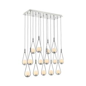 Závesný luster na lane LAHORE 15xG9/10W/230V lesklý chróm 301AUR1270 vyobraziť