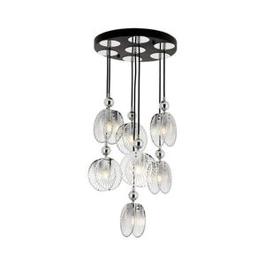 Luster na lanku 7xE27/40W/230V lesklý chróm 301AUR1272 vyobraziť