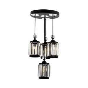 Luster na lanku CRYSTALLINE 4xE27/40W/230V čierny 301AUR1274 vyobraziť