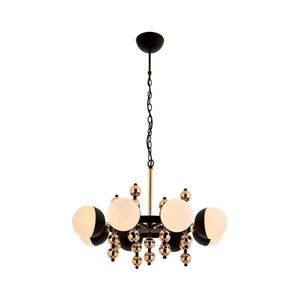 Luster na reťazi DAISY 8xE27/40W/230V čierna/zlatá 301AUR1278 vyobraziť