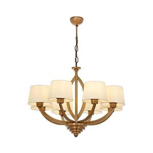 Luster na reťazi LAHORE 8xE27/40W/230V bronzový 301AUR1313 vyobraziť