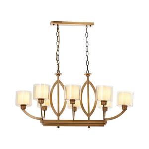 Luster na reťazi LAHORE 8xE27/40W/230V bronzový 301AUR1314 vyobraziť