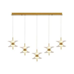 LED luster na lankách BUTTERFLY 10xLED/5W/230V 3000K zlatý 414LRC1359 vyobraziť