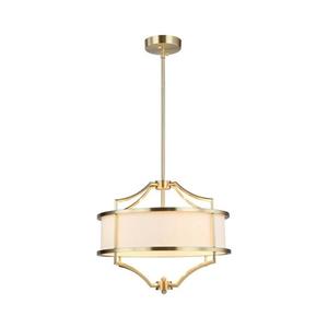 Open Design OR80926 - Závesné svietidlo na tyči STESSO 4xE27/15W/230V, priemer 42 cm, mosadz/biela OR80926 vyobraziť