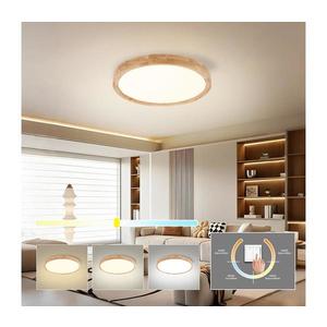 Brilagi - LED stropné svietidlo WOODROUND LED/30W/230V 3000/4000/6000K pr. 40 cm BRI574 vyobraziť