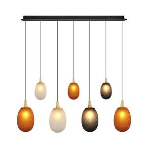 Závesné svietidlo na lane CACTUS 7xG9/5W/230V medené/šedé/biele 414LRC1986 vyobraziť