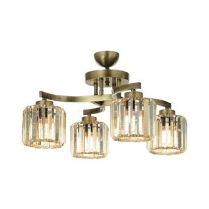 Prisadený luster CRYSTALLINE 4xE27/40W/230V bronzový 683AVN1437 vyobraziť