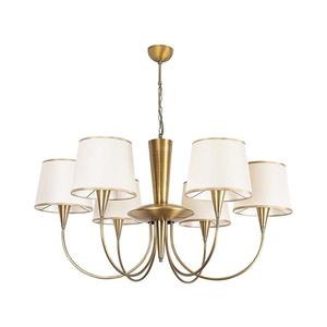 Luster na reťazi PARDO 6xE27/40W/230V zlatý/krémový 892OPV1401 vyobraziť
