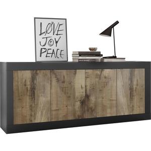 MC Akcent Komoda NERILA čierna/hnedá 8024963427638 vyobraziť