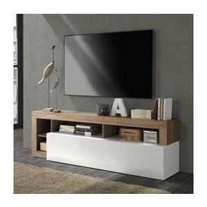 MC Akcent Televízny stolík LENOR biela/dub 8024963431796 vyobraziť