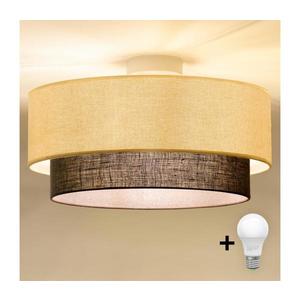 Brilagi - LED Stropné svietidlo BOHO STYLE 1xE27/15W/230V pr. 40 cm krémové/hnedé 8590828027935 vyobraziť