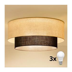 Brilagi - LED stropné svietidlo BOHO STYLE 3xE27/15W/230V pr. 60 cm krémová/hnedá 8590828028000 vyobraziť