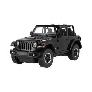 Teddies Diaľkovo ovládané RC auto Jeep Wrangler Rubicon RASTAR 5xAA + 2xAA čierne 00850601 vyobraziť